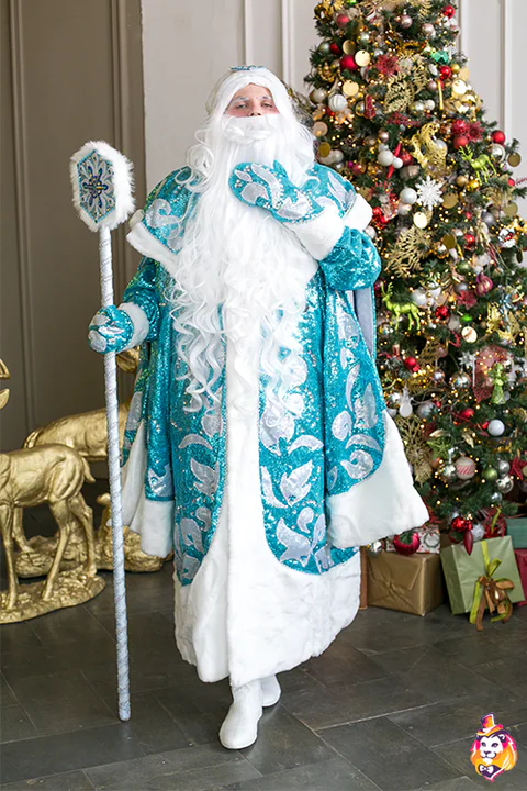 Santa Claus Emerald Party Entertainer Costume