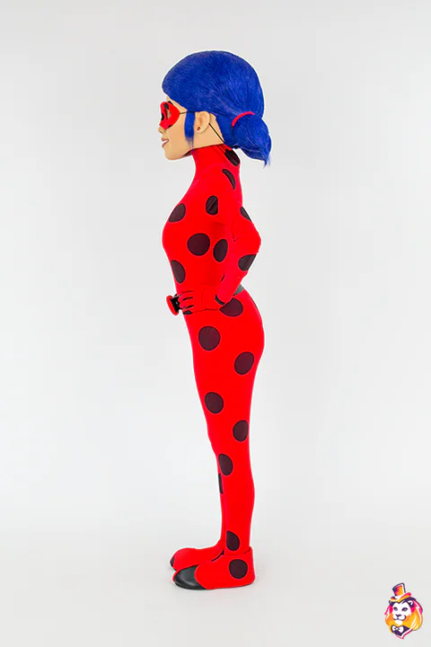 Miss Beetle mascot costume — side view