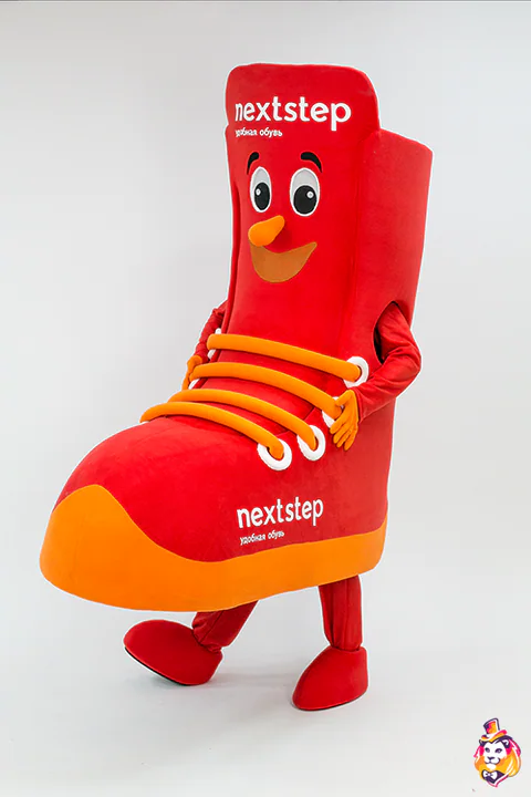 Mascottepak Rode veterlaars – vooraanzicht