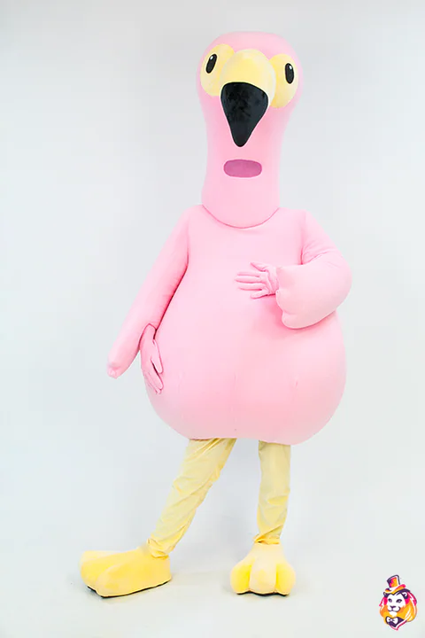 Mascottepak Flamingo