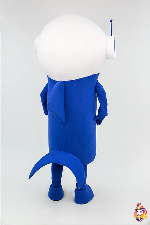 Mascottepak Haai – achteraanzicht
