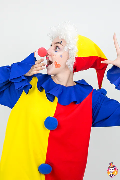 White Clown Wig