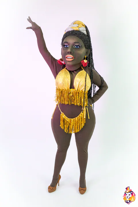 Mascottepak Afrikaanse Amina