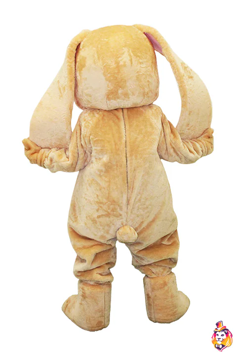 Hase Mila Roxy – Maskottchen-Kostüm, Rückansicht