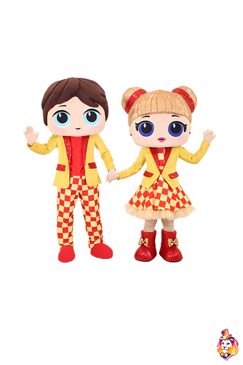 Doll Boy Chess mascot costume — photo 5