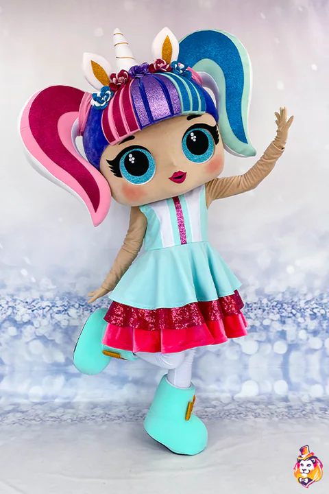 Doll Unicorn mascot costume — photo 4