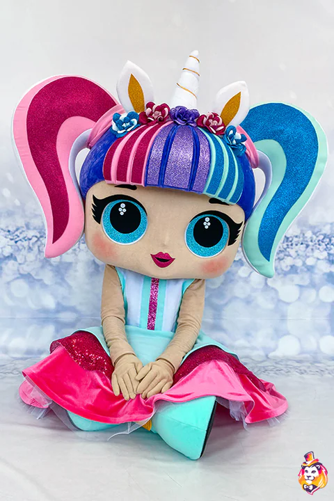 Doll Unicorn mascot costume — photo 5