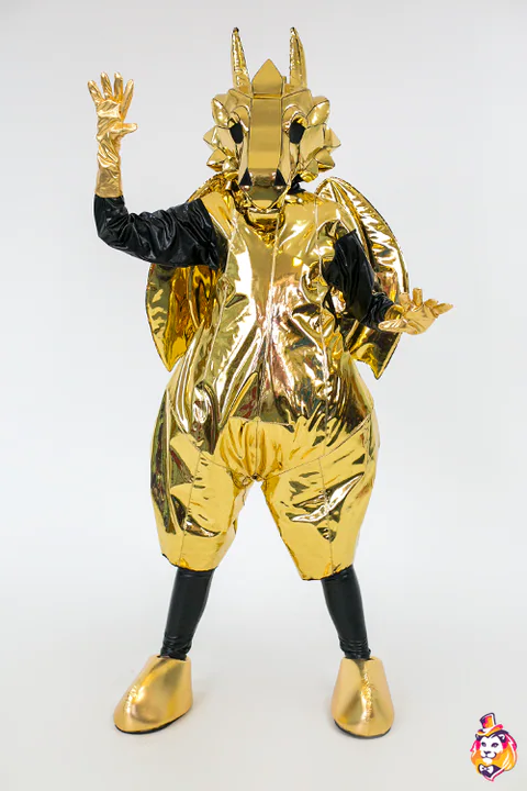 Mascottepak Gouden draak