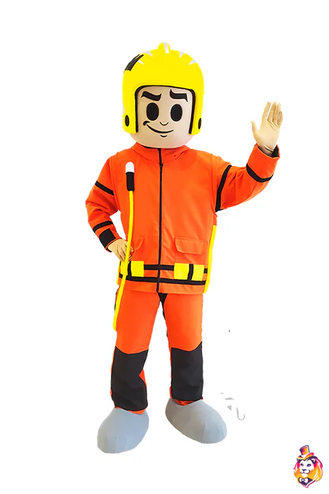 Mascottepak Mannetje Brandweerman