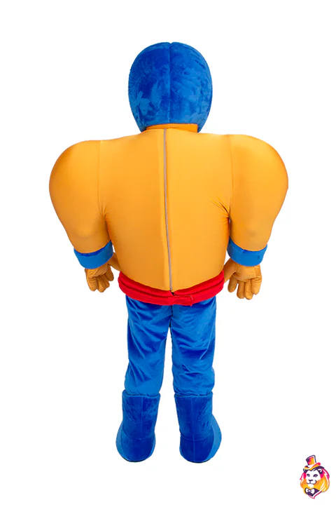 Mascottepak Worstelaar – achteraanzicht