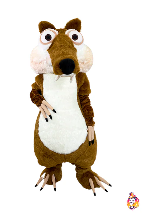 Mascottepak Rat-eekhoorn – vooraanzicht