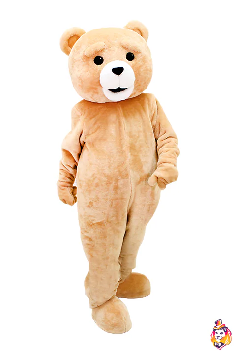 Bear Theodore mascot costume — front view