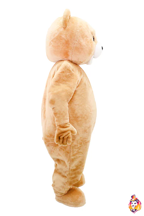 Bear Theodore mascot costume — side view