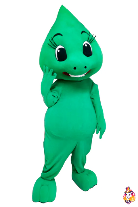Mascottepak Groene dinosaurus