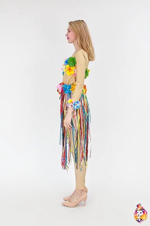 Tropical Island Dancer entertainer costume — side view