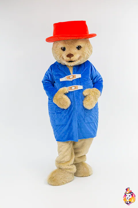 Bear with a Suitcase mascot costume — photo 4
