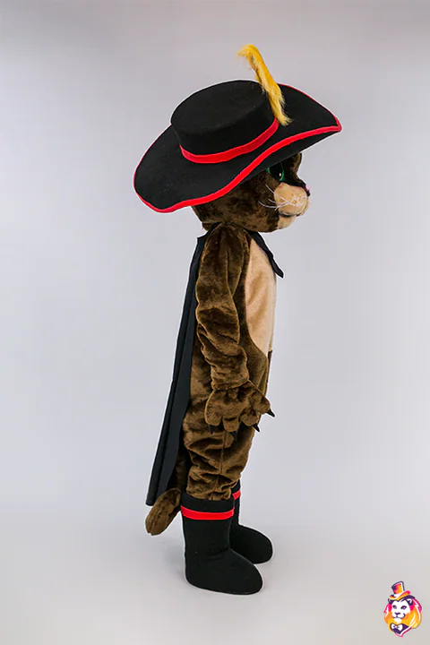 Mascottepak Kater Sir – zijaanzicht