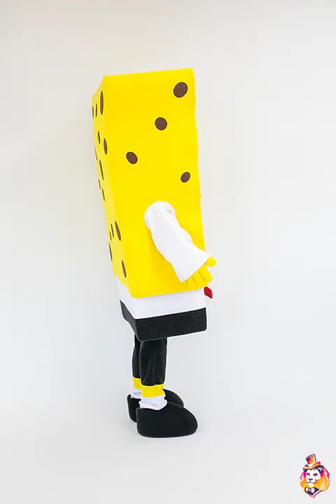 Yellow Sponge mascot costume — side view