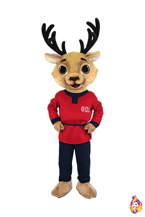 Cute Stag Mascot Costume