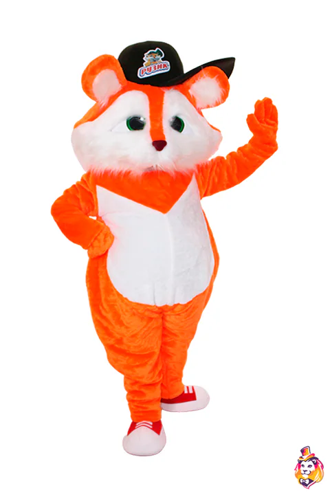 Red-Haired Hamster Mascot Costume