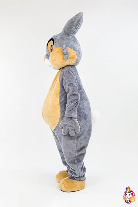 Mascottepak Konijn Dina – zijaanzicht