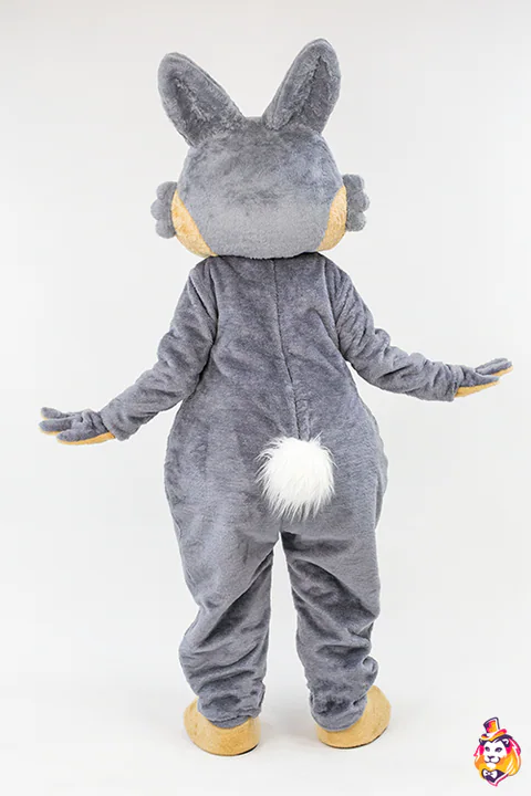 Mascottepak Konijn Dina – achteraanzicht