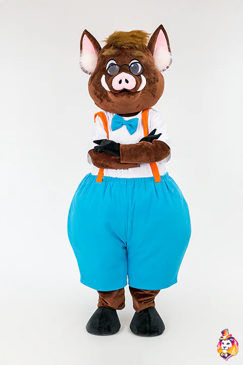 Mascottepak Everzwijn – vooraanzicht
