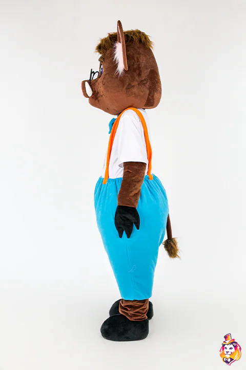 Mascottepak Everzwijn – zijaanzicht