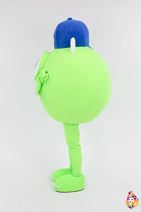 Monster with One Eye mascot costume — side view