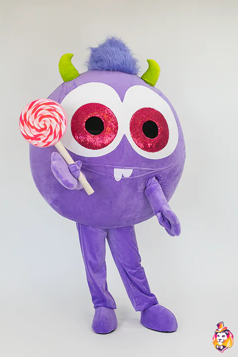 Mascottepak Paars monster – foto 2