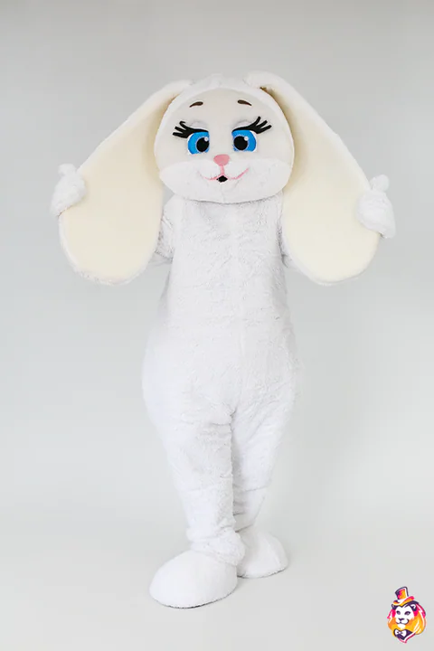 Plüsch-Duo – Maskottchen-Kostüm, Vorderansicht