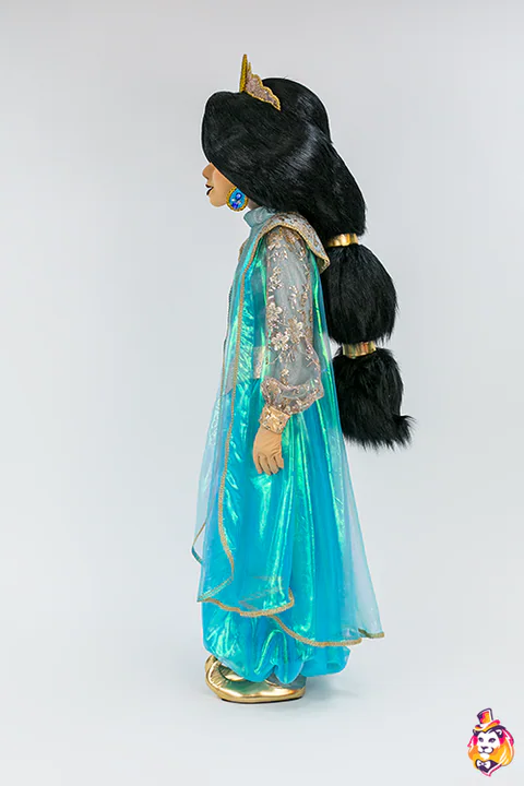 Mascottepak Oosterse prinses – zijaanzicht