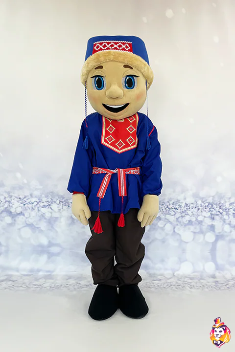 Kostým maskota Seveřan – pohled zepředu