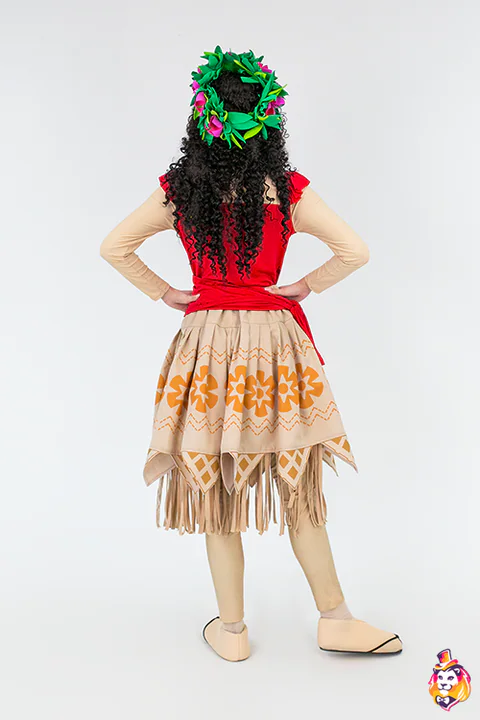 Costum de animator Mălina – vedere din spate
