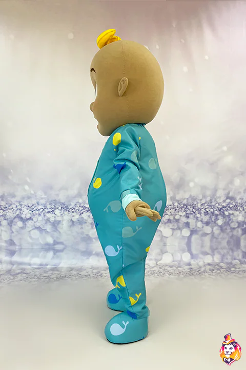 Bebé Danny – traje de mascota, vista lateral