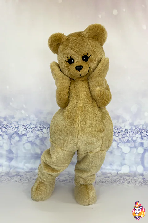 Mascottepak Knuffelbeer – vooraanzicht