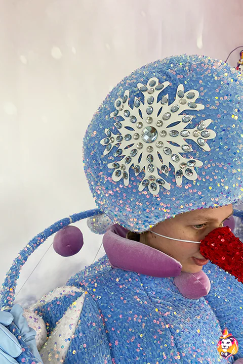 Animatiekostuum Sneeuwvrouw – detail