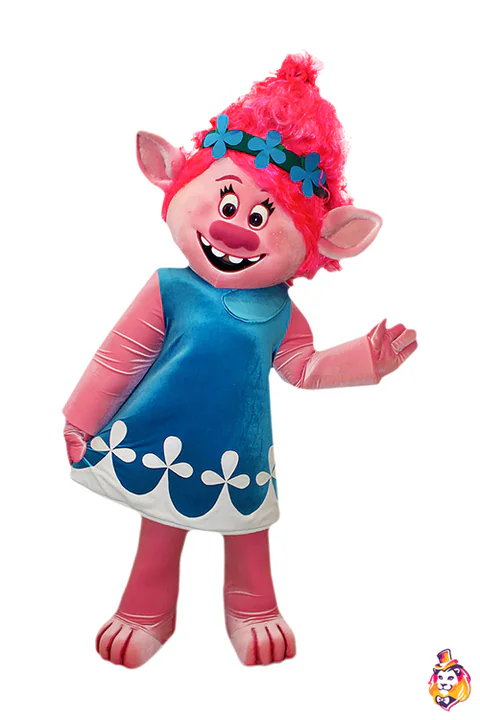 Mascottepak Klein wezen Roos