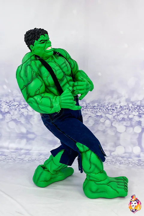 Mascottepak Groene superheld – foto 4