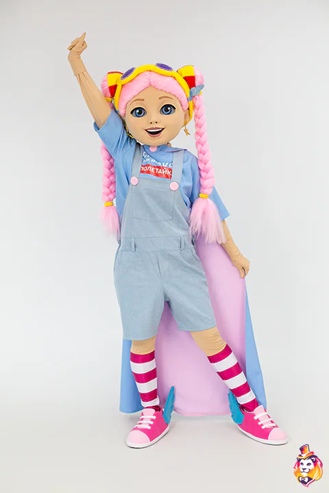 Mascottepak Meisje Fly