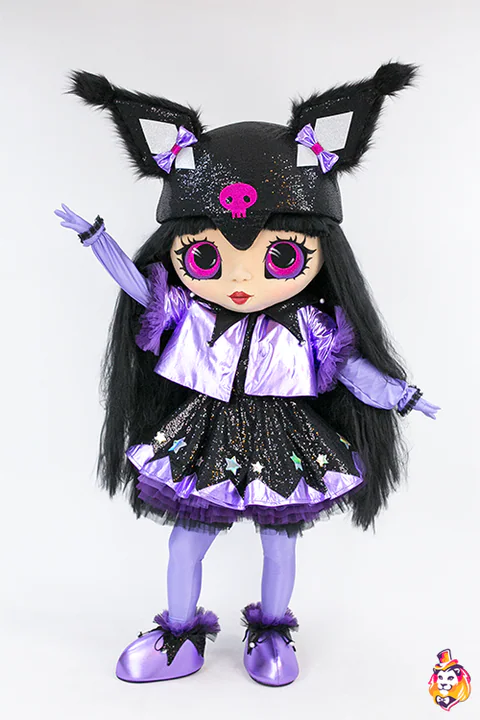 Mascottepak Gothic pop in paars