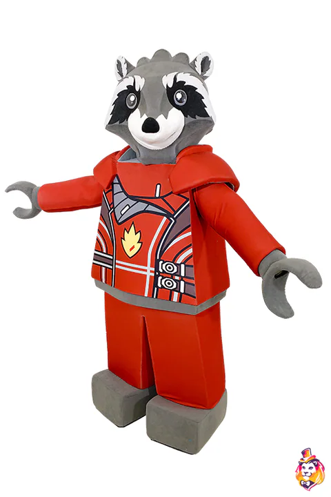 Raccoon Constructor mascot costume — photo 2