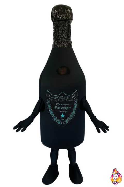 Mascottepak Fles bubbels