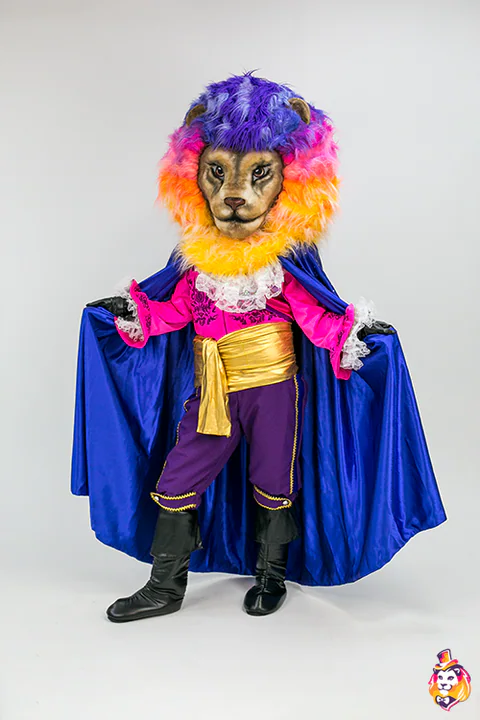 Leonardo King of Carnival Mascot Costume