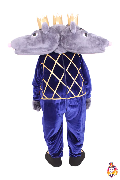 Three-Headed King mascot costume — back view