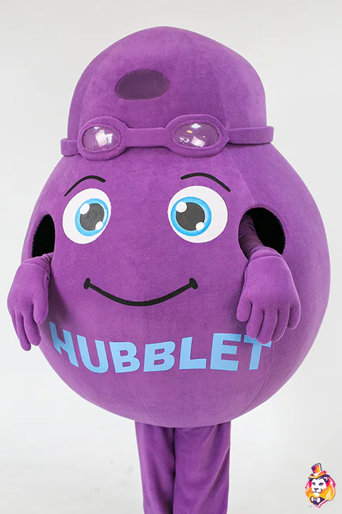 Piłka Hubblet – strój maskotki, detal