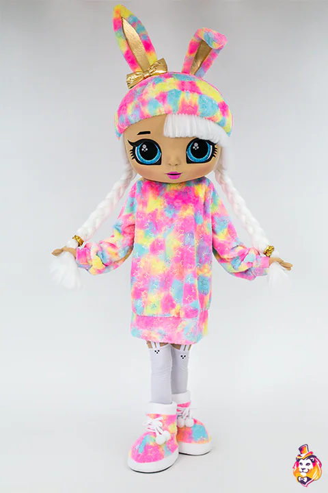 Mascottepak Pop Fluffy – vooraanzicht