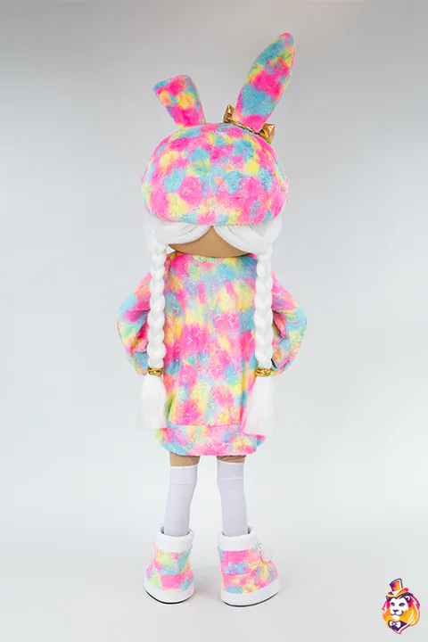 Mascottepak Pop Fluffy – achteraanzicht