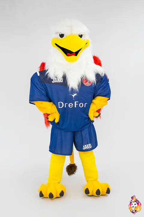 Gryphon mascot costume — front view