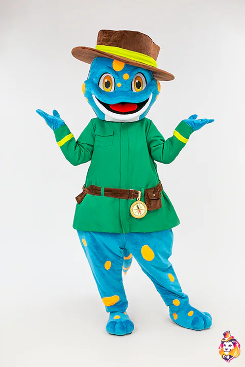 Lizard Tracker mascot costume — photo 4